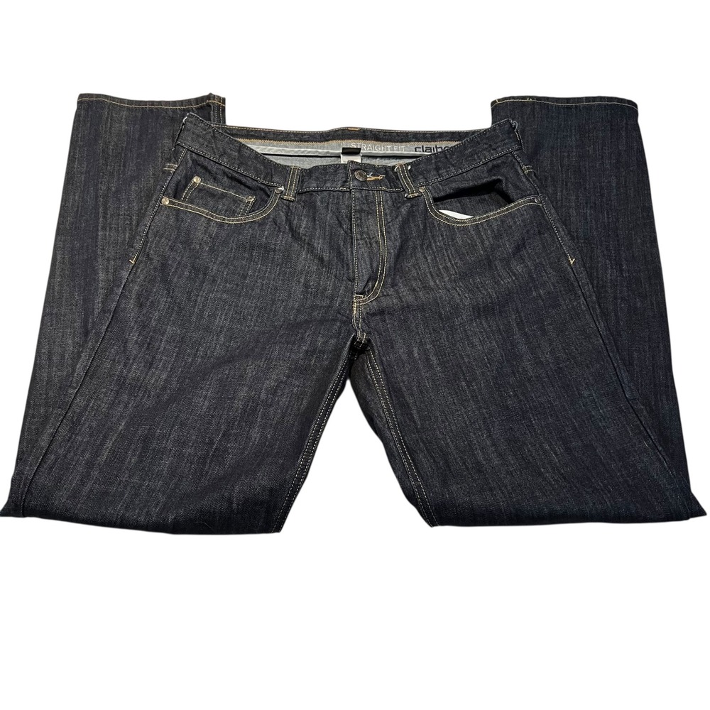 Claiborne Straight Fit Dark Wash Jeans Men's 34‎ x 34 Casual Denim